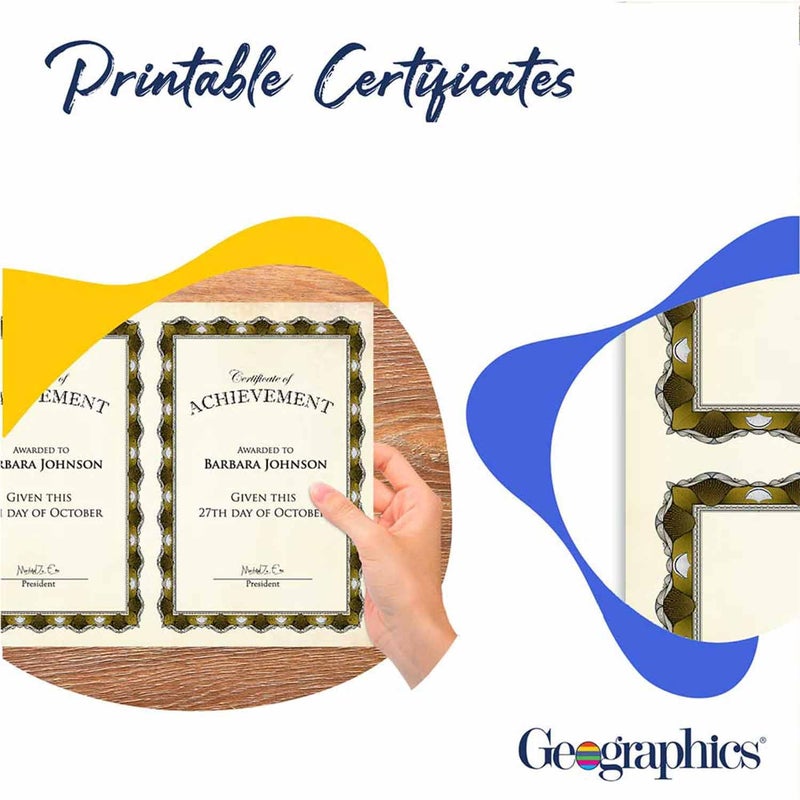 Geographics Mini Parchment Certificates, 5-1/2" x 8-1/2", Crown Gold, Pack Of 30 - Image 5